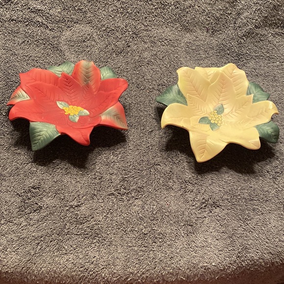 PartyLite Poinsettia Candle Holders - Picture 7 of 8